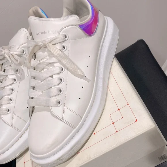 Alexander Mcqueen Sneakers Holographic Shoes White Alexander